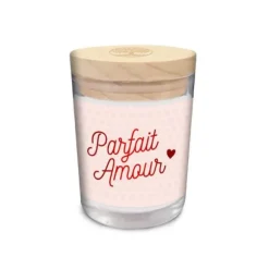 Bougie en verre - Parfait Amour - Saint-Valentin - Collection Chéri Chérie