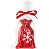 Bougie Hotte du Père Noël - 12cm