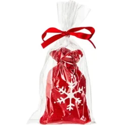 Bougie Hotte du Père Noël - 12cm