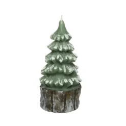 Bougie naturelle de Noël - Sapin - 10 cm