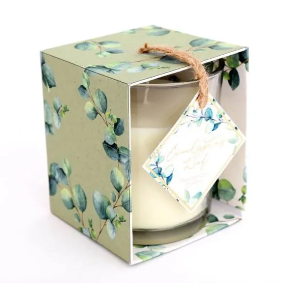 Bougie parfumée dans un pot - Eucalyptus - 10 cm