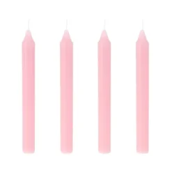 4 bougies flambeau - 2 x 20 cm - Couleur au choix