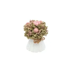 Bouquet Apolline - Fleurs séchées et rose