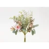Bouquet de calycanthes, d'eucalyptus et de cornes d'élan - 33 cm - Couleur au choix