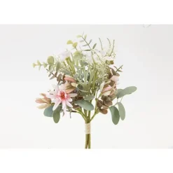 Bouquet de calycanthes, d'eucalyptus et de cornes d'élan - 33 cm - Couleur au choix