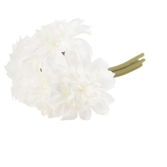 Bouquet de 5 dahlias - 27 cm - Couleur au choix