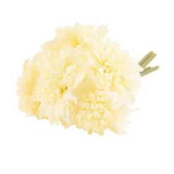 Bouquet de 5 dahlias - 27 cm - Couleur au choix