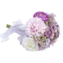 Bouquet de fleurs artificielles en polyester - Butterfly - 20 x 32 cm