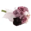 Bouquet de fleurs artificielles en polyester - Romance - 20 x 32 cm