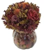 Bouquet de fleurs séchées d'automne - Diamètre 12 cm x Hauteur 16 cm