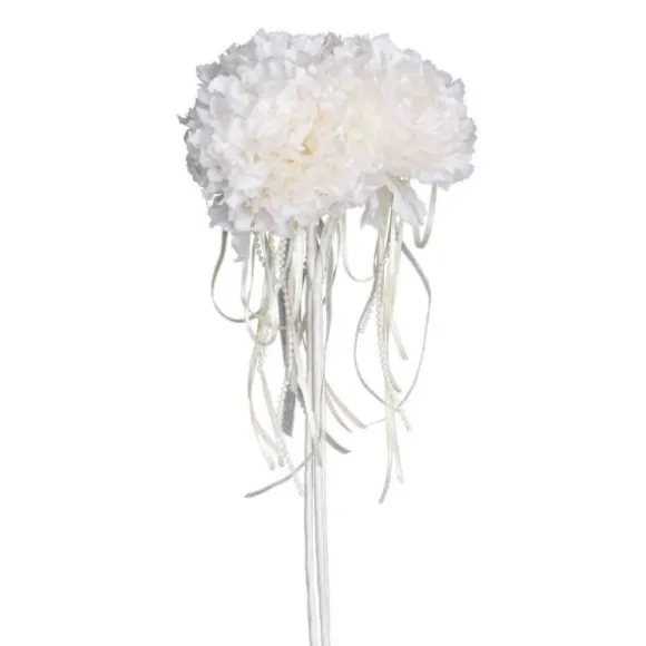 Bouquet de 3 pivoines avec perles - Couleur au choix