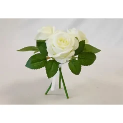 Bouquet de roses blanches