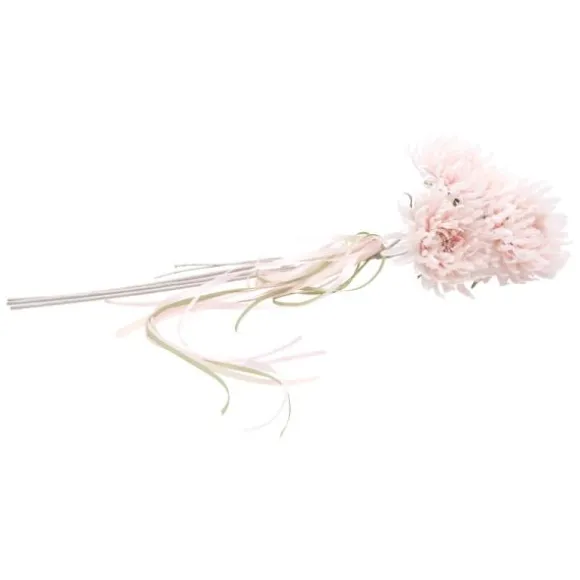 Bouquet de 3 Scabieuses avec rubans - Couleur au choix
