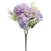 Bouquet romantique - 23 x 31 cm - Couleur Parme