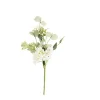 Branche avec fleurs et feuillage - 35 cm - Collection Greenery