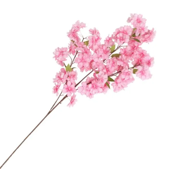 Branche de 3 tiges de sakuras - 27 x 9 x 100 cm - Couleur au choix