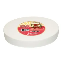 Cake Dummy rond en polystyrène - 25 x 10 cm