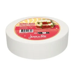 Cake Dummy rond en polystyrène - 25 x 7 cm