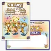 Carte d'Anniversaire Géante avec Enveloppe - 20 ans