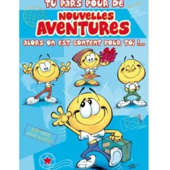 Carte Maxi Format avec Enveloppe - "Nouvelles aventures"