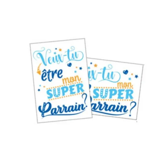 Carte Veux-Tu Être mon Super Parrain