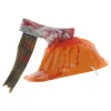 Casque de Chantier avec Hache Sanglante