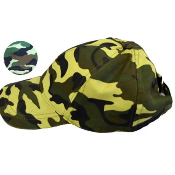 Casquette militaire réglable pour adulte - 20 x 13,5 cm