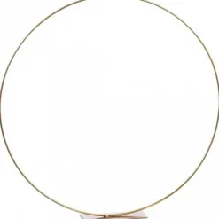 Centre de table Anneau en métal Doré - 50 cm