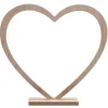 Centre de table - Petit Cœur en bois