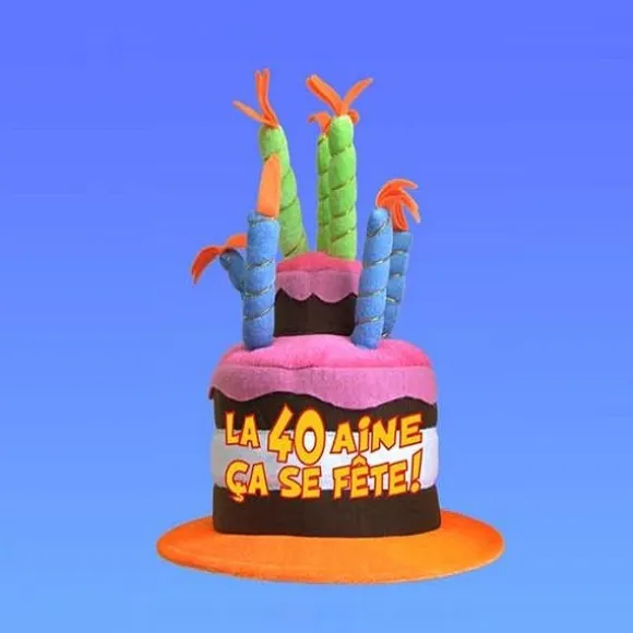 Chapeau Anniversaire Musical 40 ans