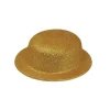 Chapeau melon pailleté - Or