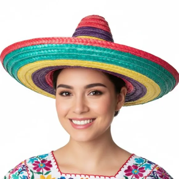 Chapeau Sombrero Mexicain multicolore