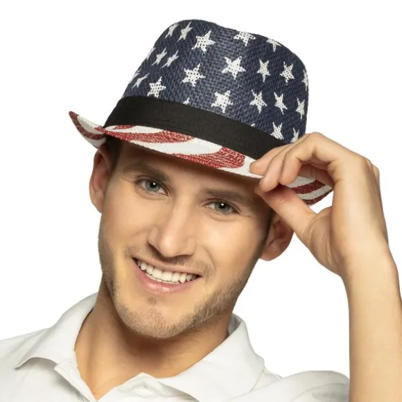Chapeau USA en polyester