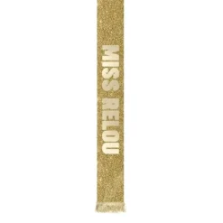 Écharpe de Miss à paillettes humoristique - Collection Girls Club - Modèle au choix