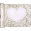 Chemin de table - 28 cm x 3 m - Collection Girl & Boy - Couleur au choix
