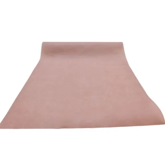 Chemin de table 3 en 1 prédécoupé en spunbond - 40 cm x 4,8 m - Couleur au choix