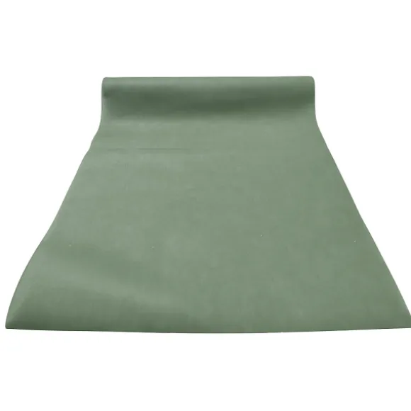 Chemin de table 3 en 1 prédécoupé en spunbond - 40 cm x 4,8 m - Couleur au choix