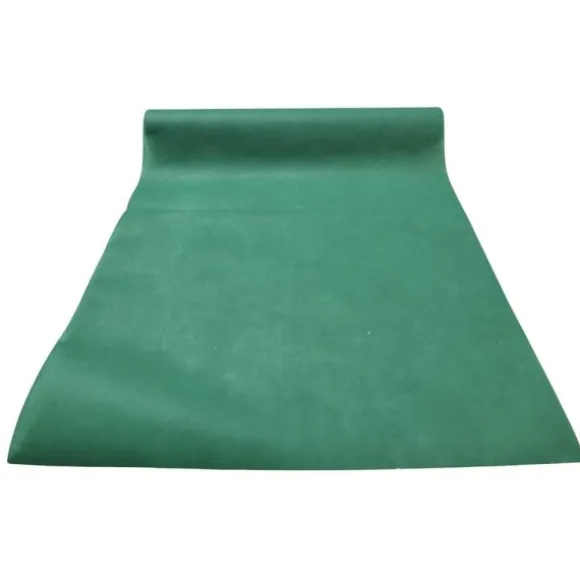 Chemin de table 3 en 1 prédécoupé en spunbond - 40 cm x 4,8 m - Couleur au choix