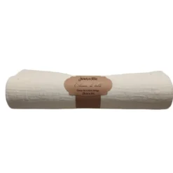 Chemin de table Gaze de Coton - 28 cm x 3 m - Couleur au choix