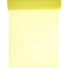 Chemin de Table Intissé Jaune - 30 cm x 10 m
