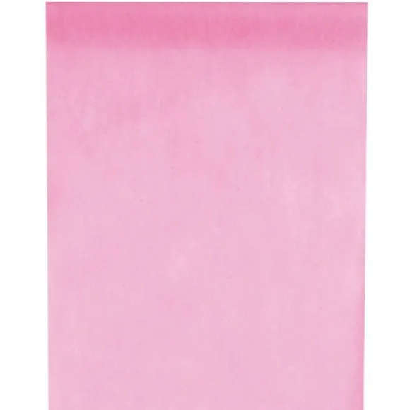 Chemin de Table Intissé Rose - 30cm x 10m
