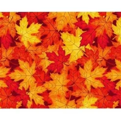Chemin de Table Romance Feuilles d'Automne Photoprint