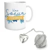 Coffret Cadeau Mug et Boule à thé - Une sœur d'exception
