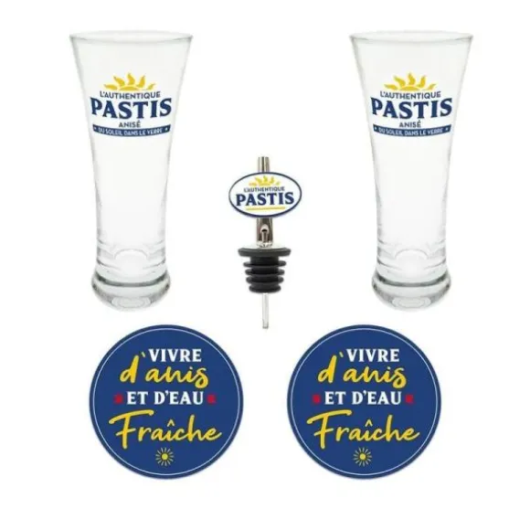 Coffret Duo Prestige à Pastis - Authentique Pastis - Collection Pastis Club