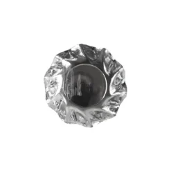 Coupelles vagues x10 - Argent brillant