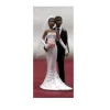 Couple de mariés en résine de 12 cm de hauteur - Modèle Aléatoire