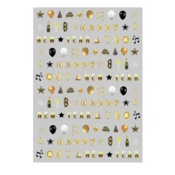Cravate "Happy New Year" pour réveillon du Nouvel An - 45 cm