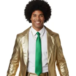Cravate à sequins en polyester - Couleur au choix