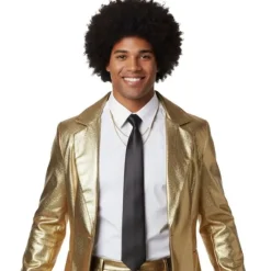Cravate à sequins en polyester - Couleur au choix