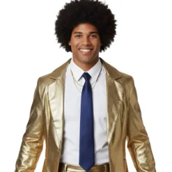 Cravate à sequins en polyester - Couleur au choix